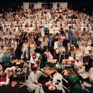 Wang Qingsong, Temporary Ward, 2008, Archival inkjet on Fine Art paper, 170 x 300 cm