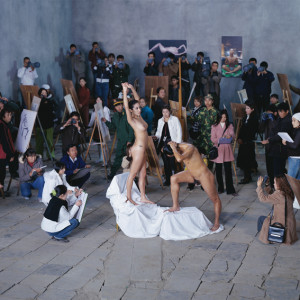 Wang Qingsong, Moma Studio, 2005, Archival inkjet on Fine Art paper, 170 x 300 cm