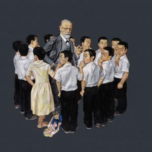 Wang Haiyang, Untitled n°11, 2009, collection privée, Pastel sur papier, 139 x 165 cm
