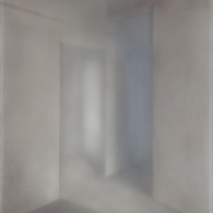 Cai Lei, A bare concrete space n°8, 2013, Acrylic and resin on canvas, 90 x 72 cm