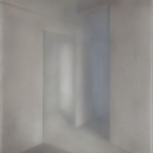 Cai Lei, A bare concrete space n°8, 2013, Acrylique et résine sur toile, 90 x 72 cm