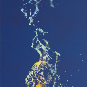 Miao Xiaochun, Baptism, 2013, Acrylique sur lin, 260 x 73 cm