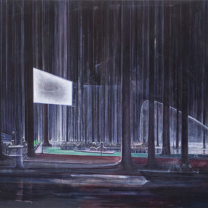 Zhu Xinyu, A Clear Reflection, 2014, Huile sur toile, 170 x 260 cm, Collection privée