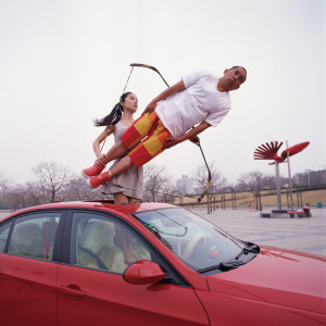 Li Wei, High Place – Arrow Of Love, 2009, Impression jet d’encre, 120 x 120 cm