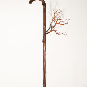 Myeongbeom Kim, Cane, 2013, Wood, mixed media, 35 x 33 x 95 cm