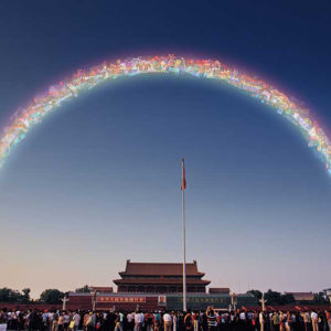 Jiang Zhi, Rainbow, 2005, Impression jet d’encre, 120 x 180 cm