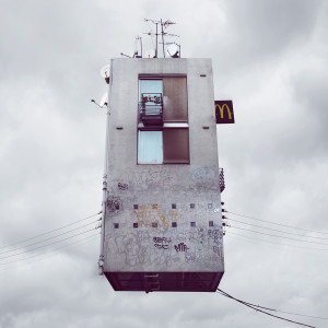 Laurent Chéhère, Flying Houses – MC DO, 2012, Inkjet print, 120 x 120 cm