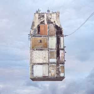 Laurent Chéhère, Flying Houses – On The Wall, 2012, Inkjet print, 120 x 120 cm