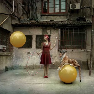 Maleonn, My Circus n°10, 2004, Digital print-Ultra giclee, 80 x 120 cm