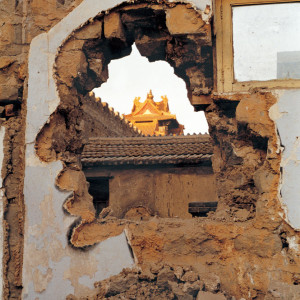 Zhang Dali, Demolition, Beijing, Forbidden City, 1998, Chromogenic color print, 100 x 150 cm
