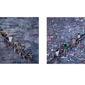 Wang Qingsong, One world/one dream, 2014, Archival inkjet on Fine Art paper, 180 x 225 cm