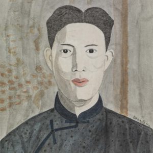 Shao Bingfeng, Fu Baoshi, 2014, coloured pencil and ink on paper, 46 x 34,5 cm