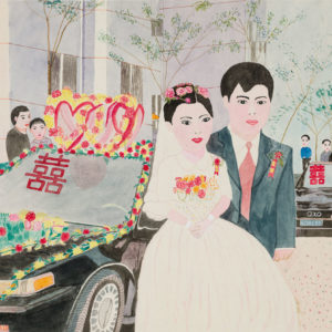 Shao Bingfeng, Untitled, 2008, coloured pencil and ink on paper, 53 x 77 cm