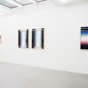 Sebastian Wickeroth, Vu de l’exposition matter//constant, 2018, Galerie Paris-B