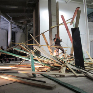 Claude Cattelain, Armature Variable, 2012, performance, Palais de Tokyo