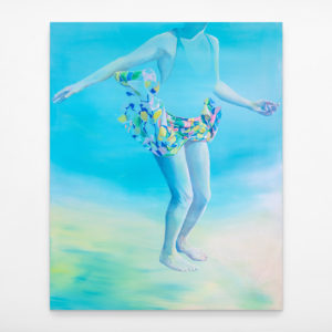 Marion Charlet, Ciao II, 2020, série « Ciao », acrylique sur toile, 100 x 80 cm