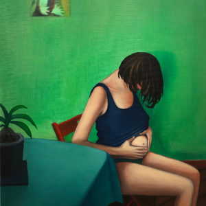 Dorian Cohen, Sans titre, 2020, Huile sur toile, 33 x 41 cm, Collection privée