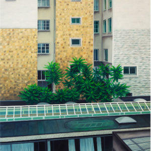 Dorian Cohen, Urbanités 32, 2020, Huile sur toile, 130 x 162 cm