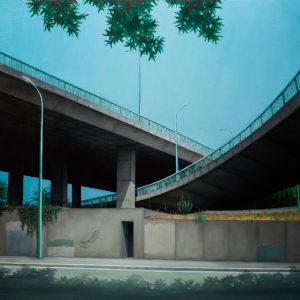 Dorian Cohen, Départ en Vacances 3bis, 2017, Huile sur toile, 115 x 146 cm