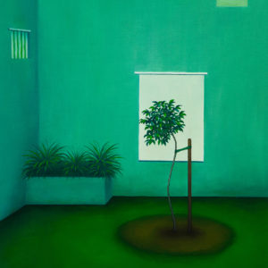 Dorian Cohen, Urbanités 30, 2019, Huile sur toile, 60 x 73 cm