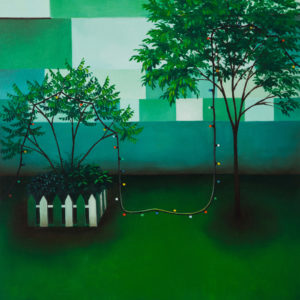 Dorian Cohen, Urbanités 31, 2020, Huile sur toile, 60 x 73 cm