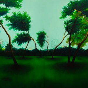 Dorian Cohen, Nous Danserons Un jour Ensemble, 2020, Oil on canvas, Diptyque, 195 x 260 cm
