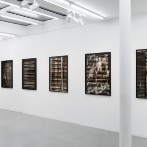Exhibition view, Justin Weiler – “Operire #5”, Screen series, 2020, Galerie Paris-Beijing