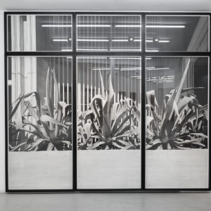Justin Weiler, Madrid, 2020, Encre de Chine sur papier Arches, 320 x 360 cm