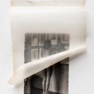 Lucia Tallova, Série Paris Diary, 2020, collage et peinture sur papier, 40 x 30 cm
