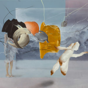Fu Site, Two Figures, 2021, Acrylique sur toile, 97x130cm