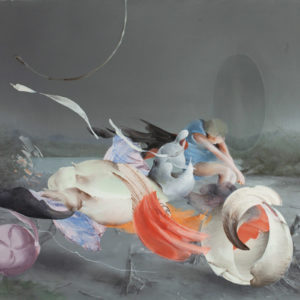Fu Site, Storm Coming, Acrylique sur toile, 90x117cm, 2021