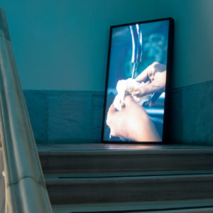 « Stay safe » exhibition view, I am troubled like the people who cannot weep for the dead, Volkan Aslan, 2021, SALT Galata © Mustafa Hazneci