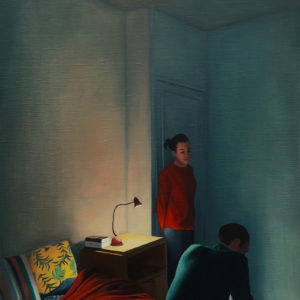 Dorian Cohen, Sans titre, 2021, Huile sur toile, 55 x 39 cm, Photo: Suzan Brun. Collection privée.