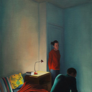 Dorian Cohen, Sans titre, 2021, Huile sur toile, 55 x 39 cm, Photo: Suzan Brun. Collection privée.