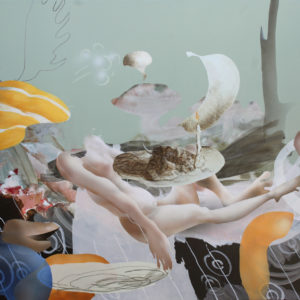 Fu Site, Nude, Acrylic on canvas, 90 x 116 cm