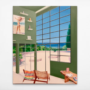 Marion Charlet, Icone, 2021, acrylique sur toile, 75 x 64 cm