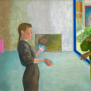 Marion Bataillard, L’énonciation ou idéal de clarté, 2019 – 2021. Tempera on canvas, 114 X 163 cm.