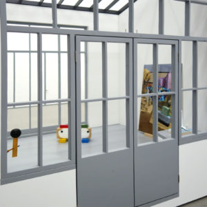 Jacques Julien, Studiolo, 2021 (detail).  Mixed media, 180 x 220 x 170 cm.