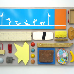 Jacques Julien, Série Samplers, 2021-2022, Mixed media, 100 x 138 x 4.5 cm.
