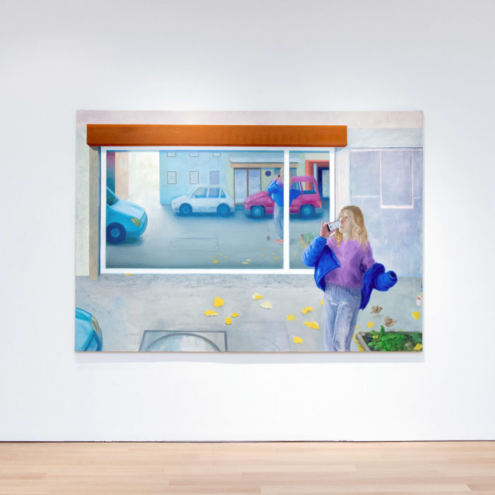 Marion Bataillard, théologie, tempera sur toile, PARIS B