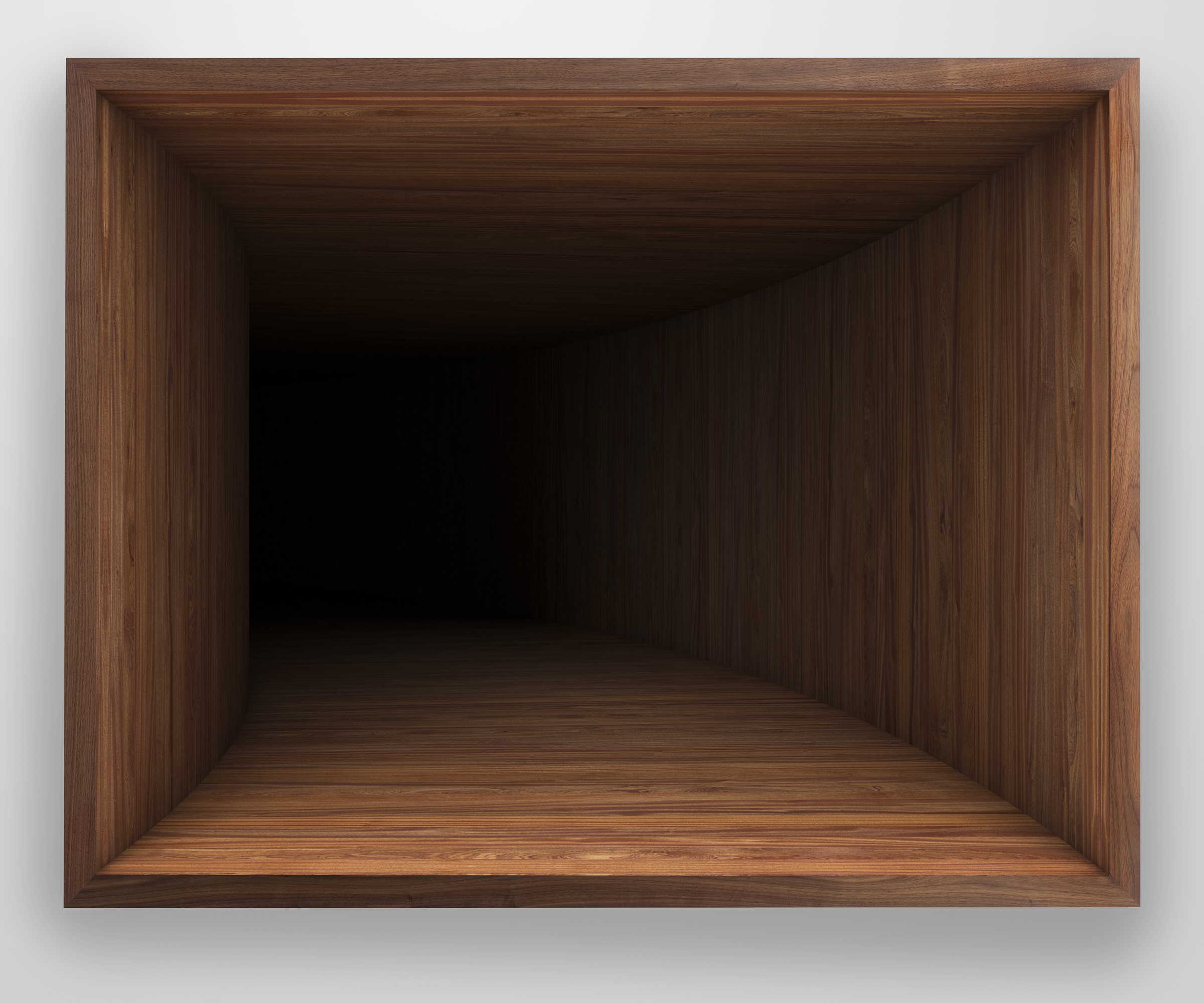 Theis Wendt Void no. 12, 2023. Mahogany frame, fine art print, 140 x 170 x 10cm. Edition of 5. PARIS-B