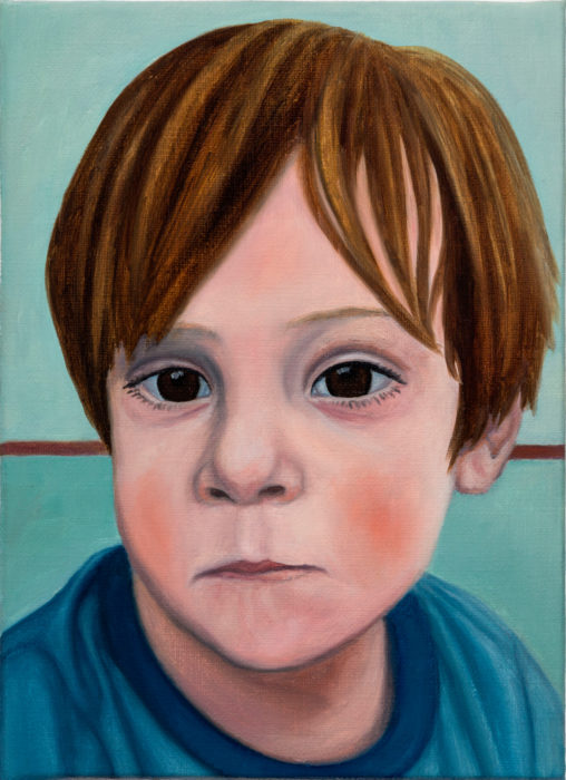 Claude, 2022. Oil on canvas, 16 x 22 cm.