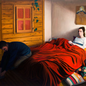 Dorian Cohen, Sans titre, 2022, Huile sur toile, 180 x 230 cm. Photo Romain Darnaud