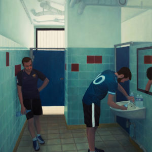 Dorian Cohen, Sans titre, 2022, Huile sur toile, 134 x 184 cm