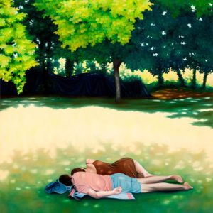 Dorian Cohen – Sans titre, 2022. Huile sur toile, 200 x 150 cm. Photo: Romain Darnaud