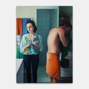 Dorian Cohen, Sans titre, 2022, huile sur toile, 134 x 184 cm. Photo Suzan Brun