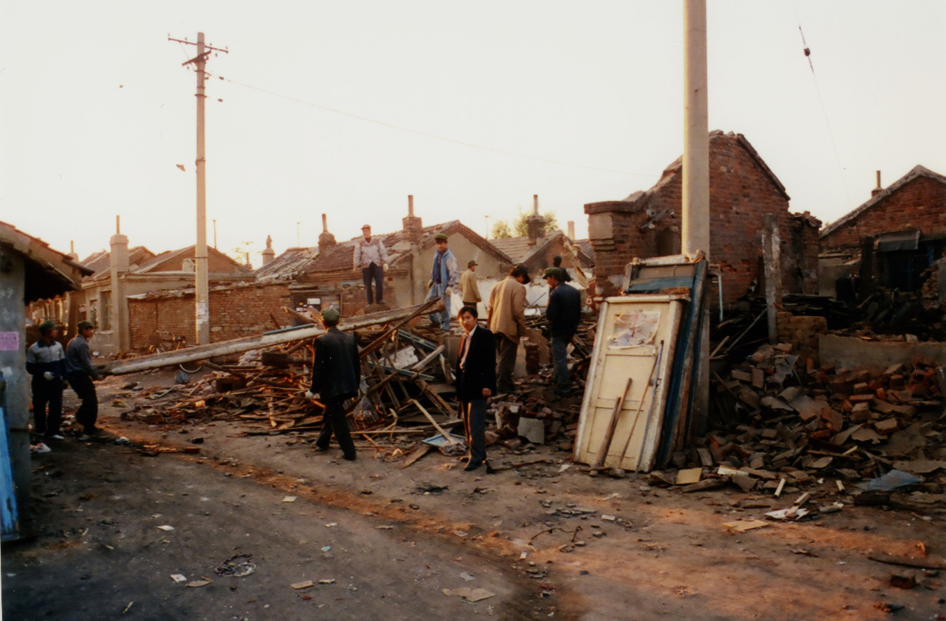 Wang BIng, West of Tracks 05-52 Rainbow Row evictions and demolition, Courtesy PARIS-B