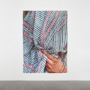 Forefinger, Perpwalk serie, 2022, photographic print on marbled velvet, 180 x 250 cm