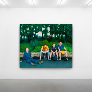 Dorian Cohen, Des années, 2023, huile sur toile, 190 x 230 cm. Photo Romain Darnaud