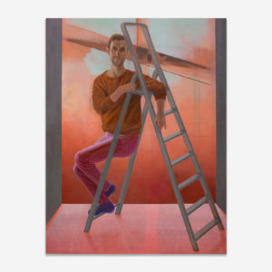 Marion Bataillard, Présence du mal, 2018-2019, tempera on canvas, 170 x 130 cm